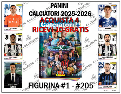 Panini calciatori 2025 2026 - calciatori, 2025-2026