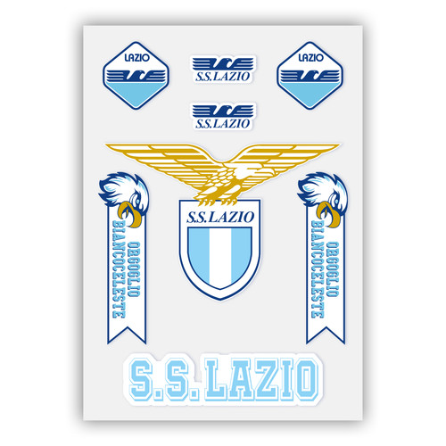 Adesivi squadre calcio lazio - adesivi,