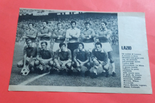 Squadra calcio 1970 - squadra, ss